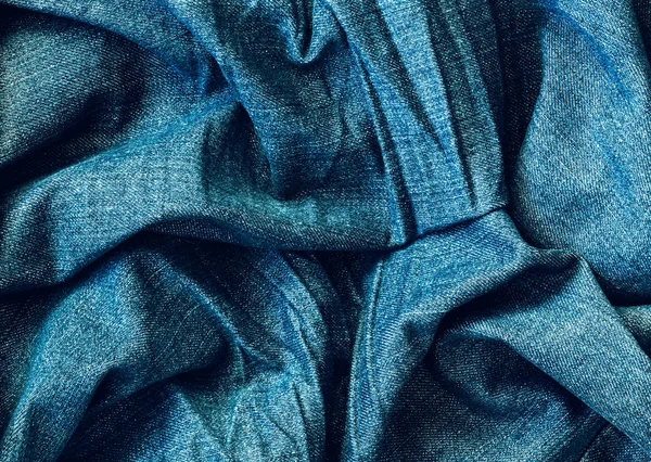 Niebieskie dżinsy tekstury tła — Zdjęcie stockowe