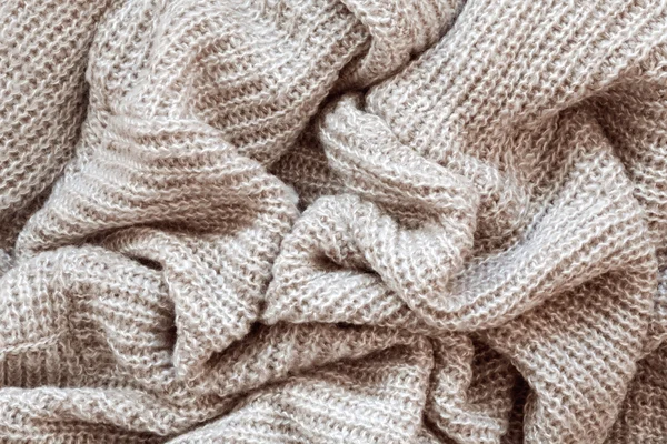 Pletené vlněné textilie textura — Stock fotografie