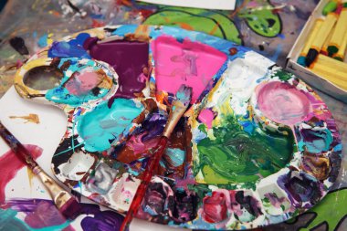 Artık yemek artıkları boya renk dizideki üreten