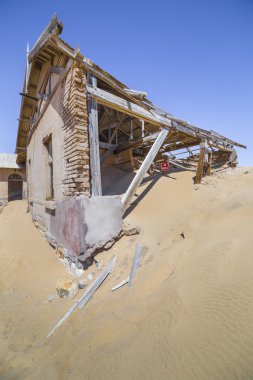 Terk edilmiş evler Kolmanskop, Namibia