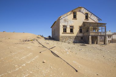 Terk edilmiş evler Kolmanskop, Namibia