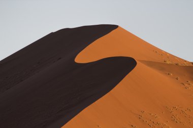Namib çölde Sossusvlei, Nami kırmızı bir kumul kret