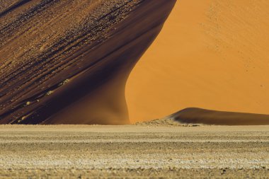 Namib çölde Sossusvlei, Nami kırmızı bir kumul kret