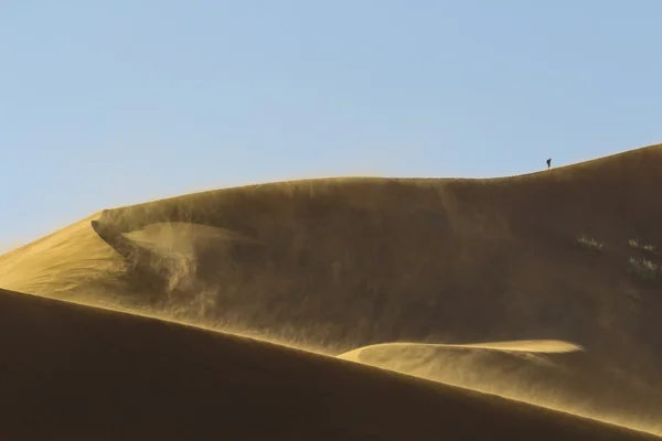 Weergave van Rode duinen in de Namib woestijn, Sossusvlei, Namibië — Stockfoto