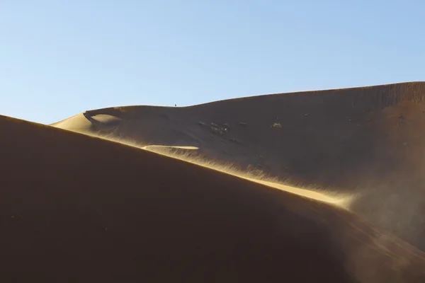 Blick auf rote Dünen in der namib-Wüste, sossusvlei, namibia — Stockfoto