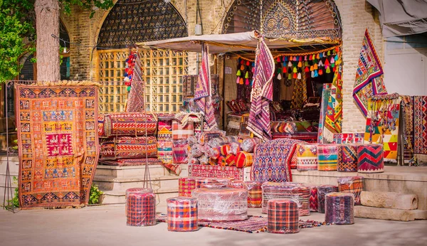 Tienda Tradicional Alfombras Iraníes Vakil Bazaar Shiraz Irán — Foto de Stock