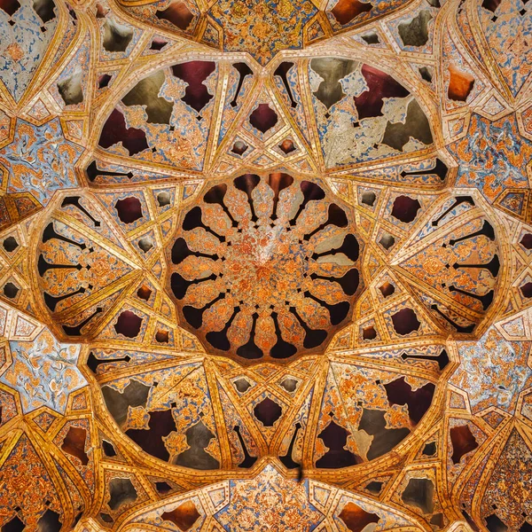Isfahan Iran April 2015 Detail Des Musiksaals Des Ali Qapu — Stockfoto