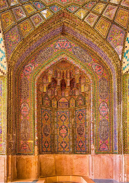 Shiraz Irán Abril 2015 Mezquita Nasir Mulk Shiraz Irán También — Foto de Stock
