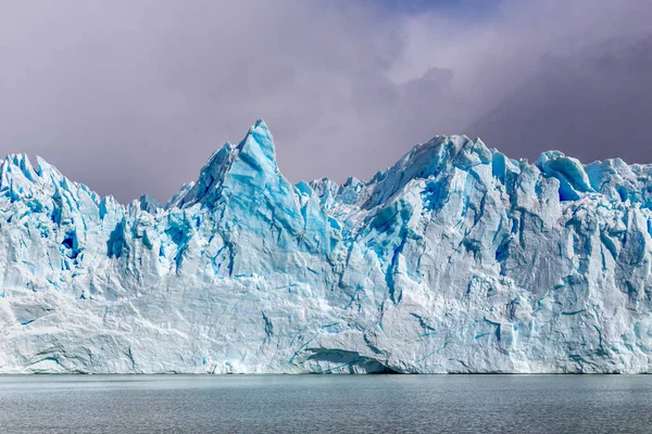 Csodálatos Kilátás Nyílik Perito Moreno Gleccser Kék Jég Burg Gleccser — Stock Fotó