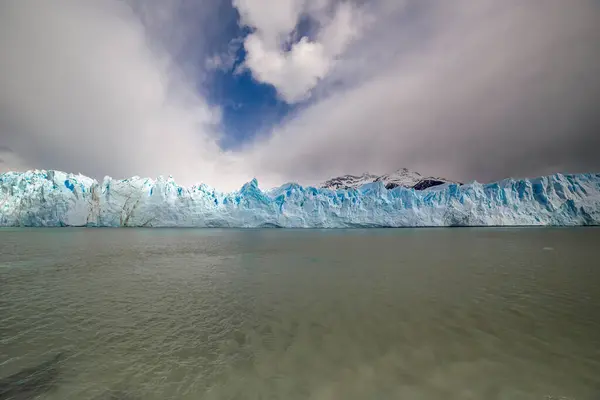 Vista Incrível Glaciar Perito Moreno Geleira Gelo Azul Los Glaciares — Fotografia de Stock