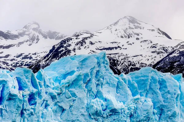 Csodálatos Kilátás Nyílik Perito Moreno Gleccser Kék Jég Burg Gleccser — Stock Fotó