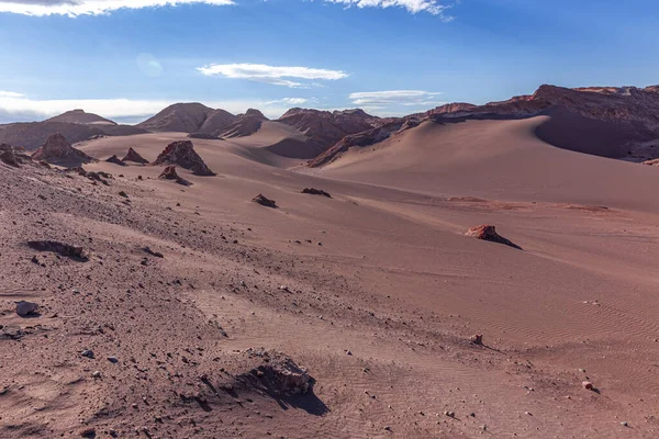 Moon Valley Valle Luna Bij Zonsondergang Atacama Woestijn Chili Zuid — Stockfoto