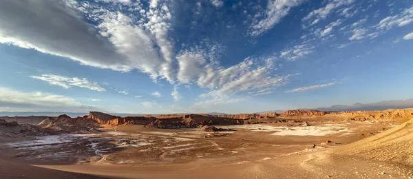 Moon Valley Valle Luna Sunset Atacama Desert Chile South America — Stock Photo, Image