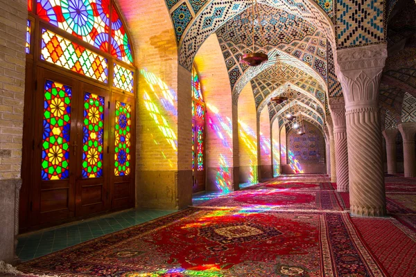 Nasir al-mulk-moskén i shiraz, iran — Stockfoto