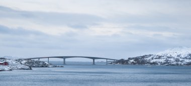 Norveç kışın - ada Kvaloya gezisi