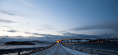 Norveç kışın - ada Kvaloya gezisi