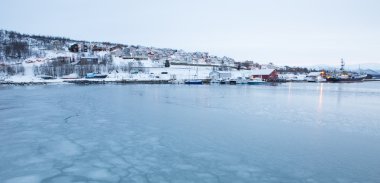Norveç kışın - ada Kvaloya gezisi
