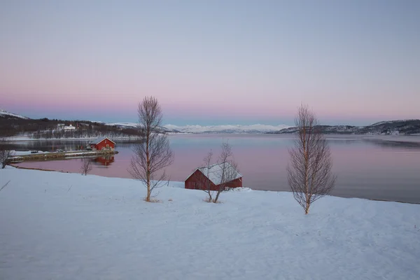 Noorwegen in de winter - reis naar senja — Stockfoto