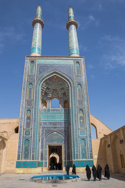 Mezquita Jame de Yazd, en Irán . — Foto de Stock