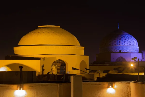 Blick auf Yazd in der Nacht — Stockfoto