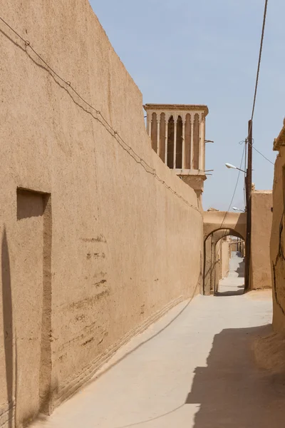 Calles del casco antiguo de Yazd en Irán — Foto de Stock