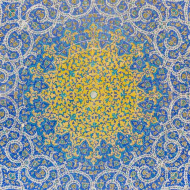 Medrese-ye-Chahar Bagh, Isfahan, İran'ın. 