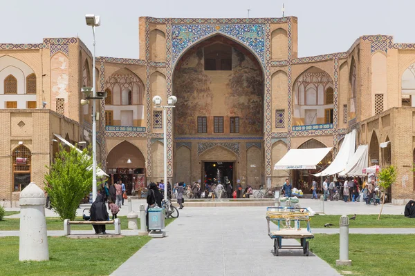 El bazar imperial de Isfahán, Irán — Foto de Stock