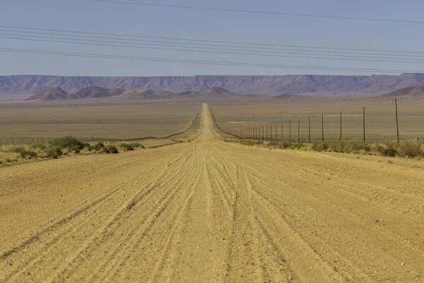 El D707, carretera panorámica a través de las montañas Tiras, Namibia —  Fotos de Stock