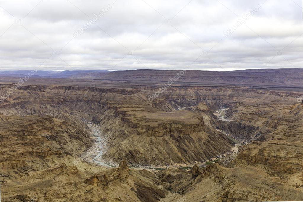The Fish River Canyon, in Namibia