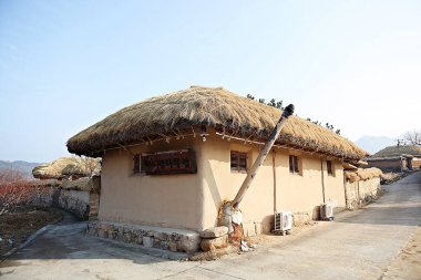 Kore 'deki hahoe köyü.