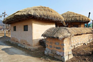 Kore 'deki hahoe köyü.