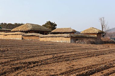 Kore 'deki hahoe köyü.