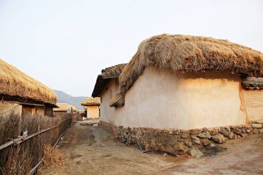 Kore 'deki hahoe köyü.