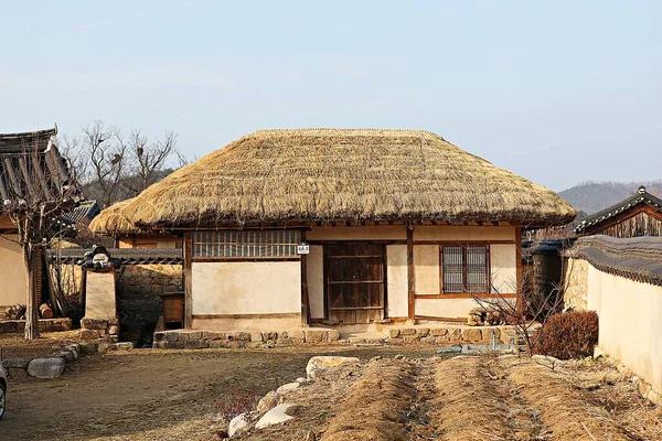 Деревня Ахоу Индии — стоковое фото