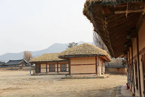 Hahoe Village Korea — 图库照片