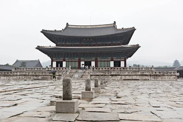 Dies Ist Gyeongbokgung Der Palast Von Korea — Stockfoto