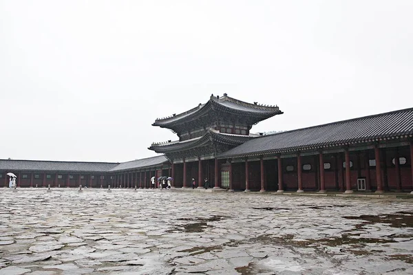 Dies Ist Gyeongbokgung Der Palast Von Korea — Stockfoto