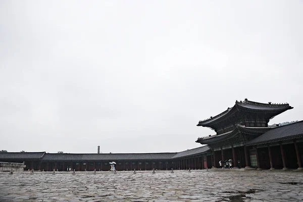 Αυτό Είναι Gyeongbokgung Παλάτι Της Κορέας — Φωτογραφία Αρχείου