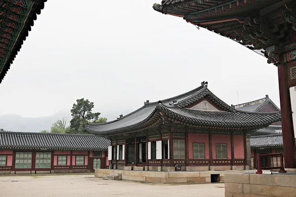 Αυτό Είναι Gyeongbokgung Παλάτι Της Κορέας — Φωτογραφία Αρχείου
