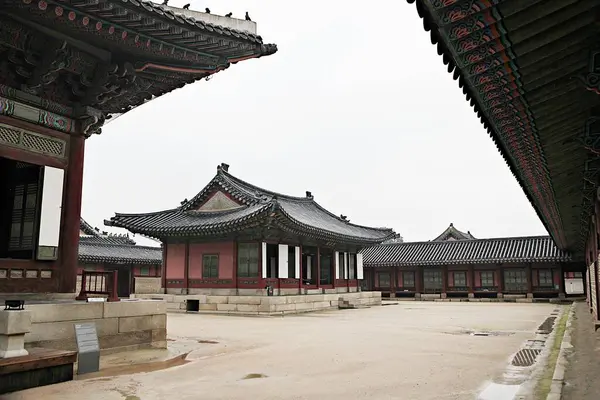 Burası Gyeongbokgung Kore Sarayı — Stok fotoğraf