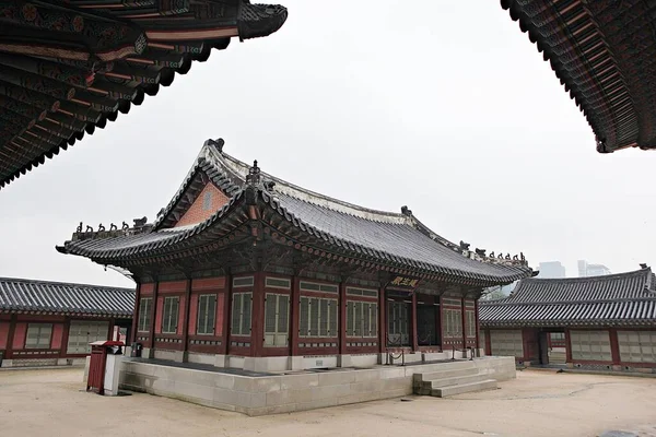 Burası Gyeongbokgung Kore Sarayı — Stok fotoğraf