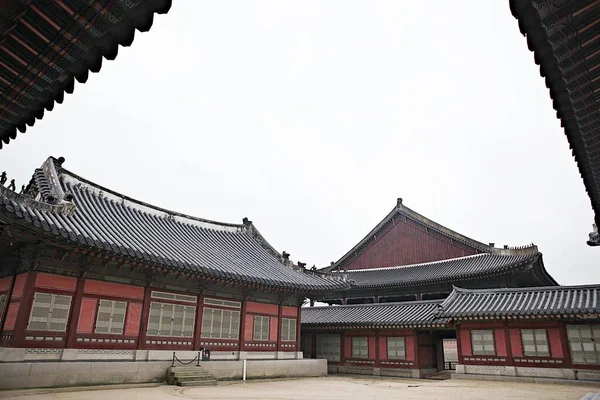 Αυτό Είναι Gyeongbokgung Παλάτι Της Κορέας — Φωτογραφία Αρχείου