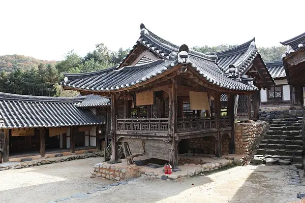 Korea Tvdrama Shooting Set — 图库照片