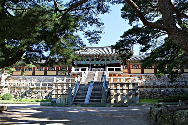 Храм Балгукси Кореї — стокове фото