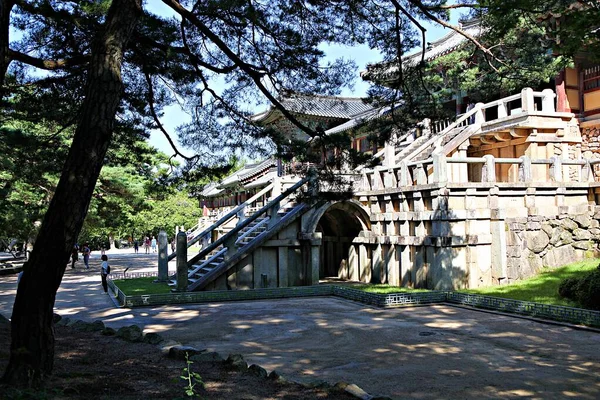 Храм Балгукси Кореї — стокове фото