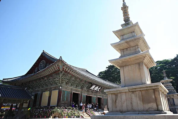 Este Templo Bulguksa Coréia — Fotografia de Stock