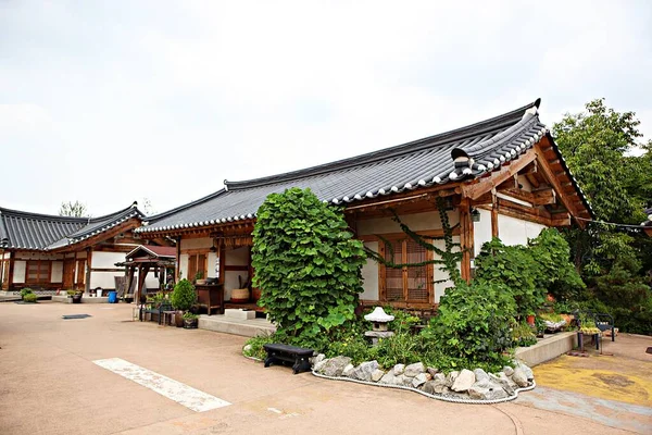 Традиційний Корейський Будинок — стокове фото