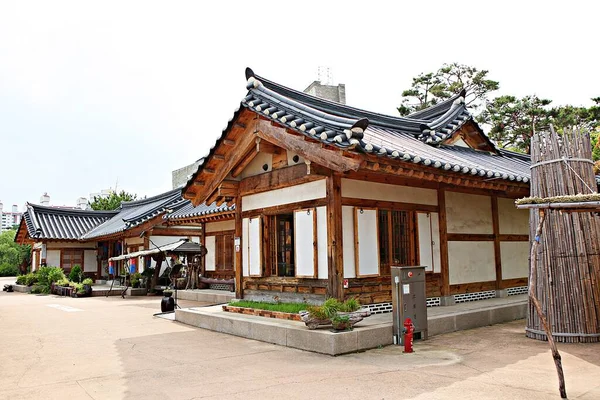 Esta Uma Casa Tradicional Coreana — Fotografia de Stock