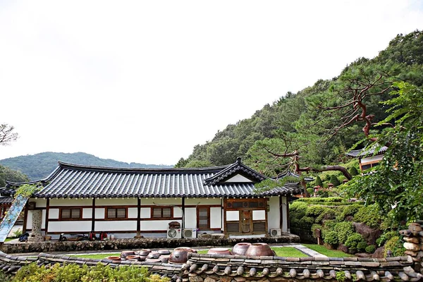 Detta Ett Traditionellt Koreanskt Hus — Stockfoto