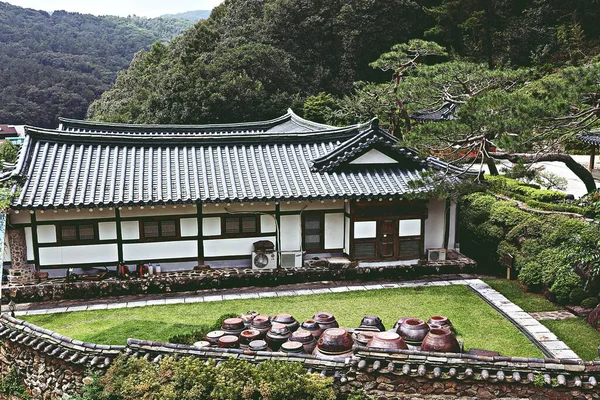 Esta Uma Casa Tradicional Coreana — Fotografia de Stock